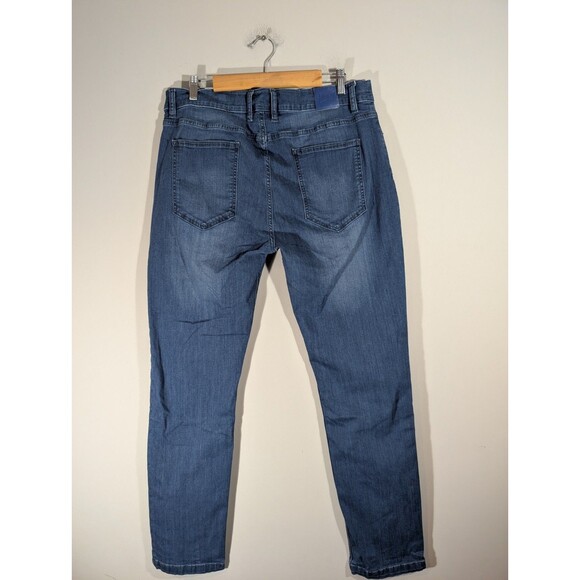 Mugsy Mens Blue Jeans Lake Shores Slim Leg Sz 38x32 Comfort Stretch Classic - Picture 2 of 12